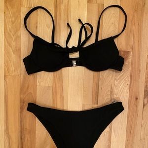 SHEIN Black Bikini Set